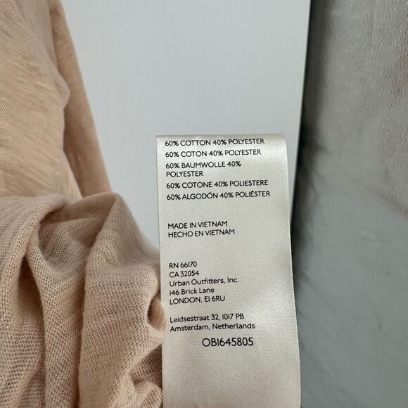 We the free people top womens medium misty pink aria trapeze tunic flowy nwt - Picture 8 of 10